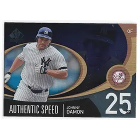 2007 SP Authentic Authentic Speed #AS-29 Johnny Damon