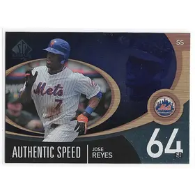 2007 SP Authentic Authentic Speed #AS-30 Jose Reyes