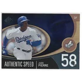 2007 SP Authentic Authentic Speed #AS-31 Juan Pierre