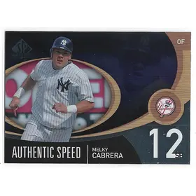 2007 SP Authentic Authentic Speed #AS-36 Melky Cabrera