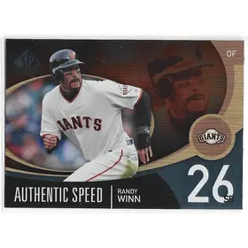 2007 SP Authentic Authentic Speed #AS-40 Randy Winn