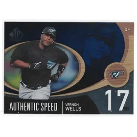 2007 SP Authentic Authentic Speed #AS-49 Vernon Wells