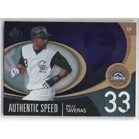 2007 SP Authentic Authentic Speed #AS-50 Willy Taveras