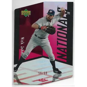 2007 Spectrum Die-Cut Red #100 Nick Johnson (56/99)