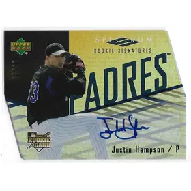 2007 Spectrum Die-Cut Gold #131 Justin Hampson (10/50)