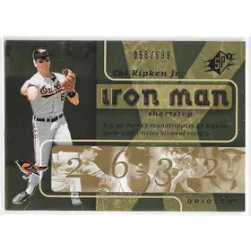 2007 SPx Iron Man #IM52 Cal Ripken Jr. (068/699)