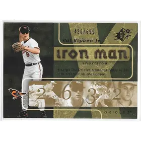 2007 SPx Iron Man #IM65 Cal Ripken Jr. (420/699)