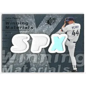 2007 SPx Winning Materials Silver #WM-JP Jake Peavy (50/50)