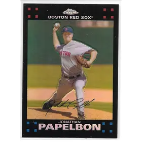 2007 Topps Chrome Refractor #117 Jonathan Papelbon