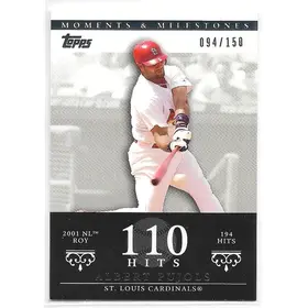 2007 Topps Moments & Milestones #3 Albert Pujols (094/150)
