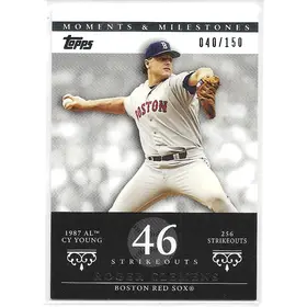 2007 Topps Moments & Milestones #20 Roger Clemens (040/150)