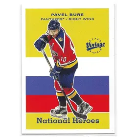 2000-01 UD Vintage National Heroes #NH12 Pavel Bure