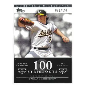 2007 Topps Moments & Milestones #49 Barry Zito (072/150)