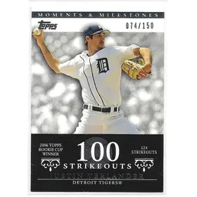 2007 Topps Moments & Milestones #64 Justin Verlander (074/150)