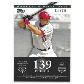 2007 Topps Moments & Milestones #67 Ryan Zimmerman (017/150)