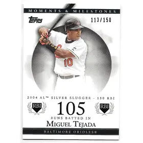 2007 Topps Moments & Milestones #155 Miguel Tejada (113/150)