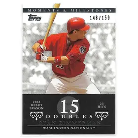 2007 Topps Moments & Milestones #158 Ryan Zimmerman (148/150)