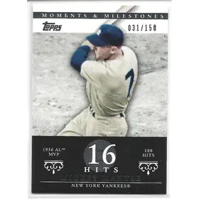2007 Topps Moments & Milestones #165 Mickey Mantle (031/150)