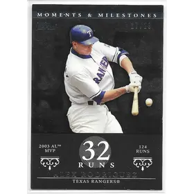2007 Topps Moments & Milestones Black #30 Alex Rodriguez (17/29)