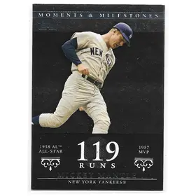 2007 Topps Moments & Milestones Black #169 Mickey Mantle (10/29)