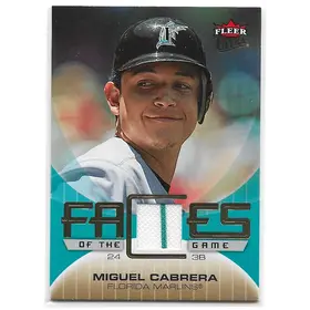 2007 Ultra Faces of the Game Materials #GF-MC Miguel Cabrera