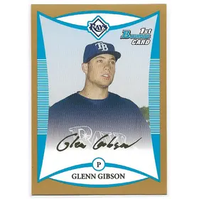 2008 Bowman Prospects Gold #BP6 Glenn Gibson (1st)