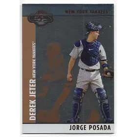 2008 Topps Co-Signers Silver Bronze #035 Jorge Posada (w/ Derek Jeter) (164/300)