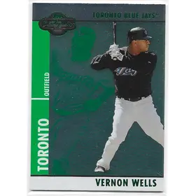2008 Topps Co-Signers Silver Green #030 Vernon Wells (088/200)