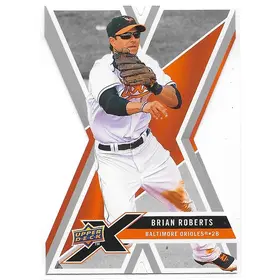 2008 UD X Die-Cut #9 Brian Roberts