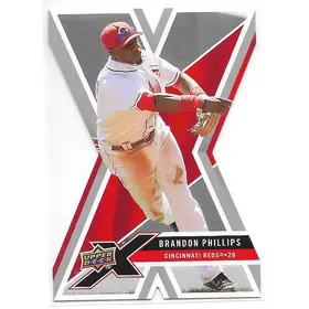 2008 UD X Die-Cut #30 Brandon Phillips