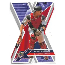 2008 UD X Die-Cut #32 Victor Martinez