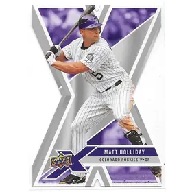 2008 UD X Die-Cut #37 Matt Holliday