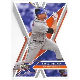 2008 UD X Die-Cut #63 Carlos Beltran