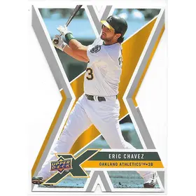 2008 UD X Die-Cut #72 Eric Chavez