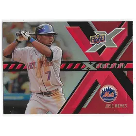 2008 UD X Xponential #X-JR Jose Reyes