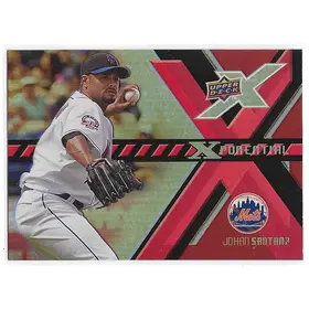 2008 UD X Xponential #X-SA Johan Santana