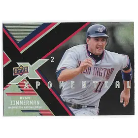 2008 UD X Xponential 2 #X2-RZ Ryan Zimmerman