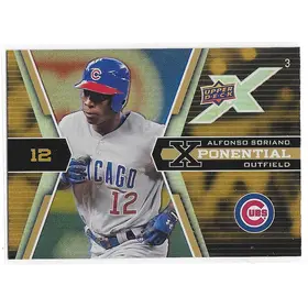 2008 UD X Xponential 3 #X3-AS Alfonso Soriano