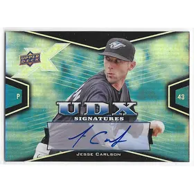 2008 UD X Signatures #CA Jesse Carlson