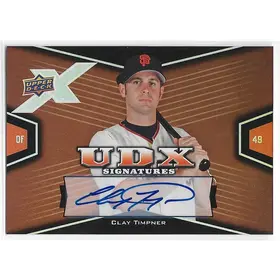 2008 UD X Signatures #TI Clay Timpner