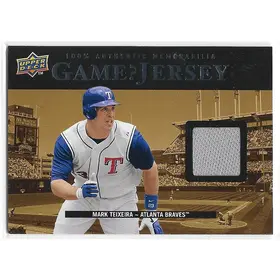 2008 Upper Deck Game Jersey #99-MT Mark Teixeira