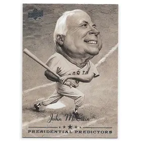 2008 Upper Deck Presidential Predictors #PP-3 John McCain & Ted Williams