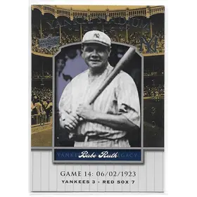2008 Yankee Stadium Legacy Collection #14 Babe Ruth