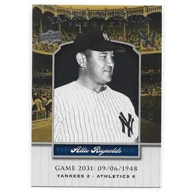 2008 Yankee Stadium Legacy Collection #2031 Allie Reynolds