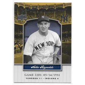 2008 Yankee Stadium Legacy Collection #2201 Allie Reynolds