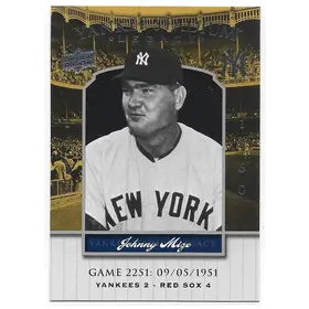 2008 Yankee Stadium Legacy Collection #2251 Johnny Mize