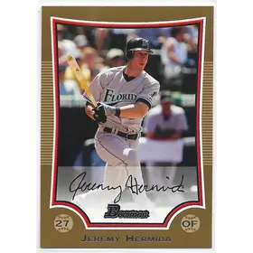 2009 Bowman Gold #160 Jeremy Hermida