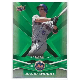 2009 Spectrum Green #60 David Wright (59/99)