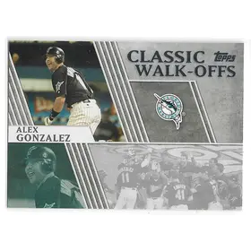 2012 Topps Classic Walk-Offs #CW-12 Alex Gonzalez
