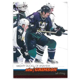 1999-00 Pacific Red #5 Stu Grimson